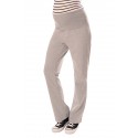 Wide Leg Pregnancy Yoga Lounge Trousers 1300 Light Gray
