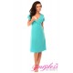 Pregnancy and Nursing Nightdress 1055n Aqua Blue