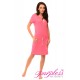 Pregnancy and Nursing Nightdress 5041n Bright Pink