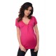 Twist Knot Front Top 6065 Hot Pink