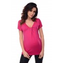 Twist Knot Front Top 6065 Hot Pink