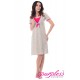 Pregnancy and Nursing Nightdress 4044n Spots Print Pink