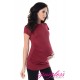 Pregnancy T-Shirt 5025 Burgundy