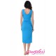Sleeveless Jersey Midi Dress 8130 Sky Blue
