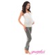 Pregnancy Trousers 1307 Dark Gray Melange